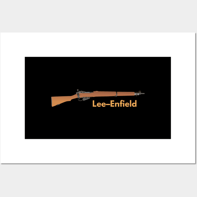 Lee-Enfield British WW2 Rifle Wall Art by NorseTech